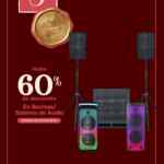 Hasta 60% de descuento en bocinas y sistemas de audio en City Club sólo hoy