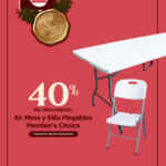 En City Club 40% de descuento en Mesa y Sillas plegables sólo hoy En City Club 40% de descuento en Mesa y Sillas plegables sólo hoy