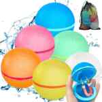 Paquete de 6 globos de agua reutilizables magnéticos bajan a un tremendo precio Paquete de 6 globos de agua reutilizables magnéticos bajan a un tremendo precio