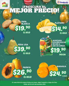 Ofertas Súper Guajardo frutas y verduras 2 al 4 de diciembre 2025 Imagen de la promo