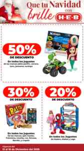 Folleto HEB semanal al 18 de diciembre 2025 con ofertas de 3x2, Productos Gratis y más Imagen de la promo