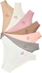 7 pack Panties bikini para mujer marca Ilusión bajan a su precio más económico + 3 msi Imagen de la promo