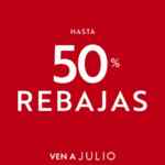 Rebajas Julio: Hasta 50% de descuento