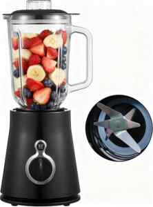 Licuadora de alto rendimiento con vaso de vidrio y potencia de 600 W baja a un excelente precio + 3 meses sin intereses Imagen de la promo