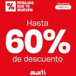 Rebajas Martí: Hasta 60% de descuento