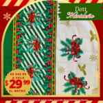Dot Navideño a $29.99 el metro en Modatelas