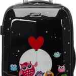 Maleta rígida de cabina equipaje de mano estampada Rockland Nightowl baja de precio Maleta rígida de cabina equipaje de mano estampada Rockland Nightowl baja de precio