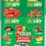 Ofertas S-Mart 3 días de frutas y verduras del 2 al 4 de diciembre 2025