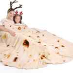 Cobija grande redonda con diseño de tortilla baja de precio Cobija grande redonda con diseño de tortilla baja de precio