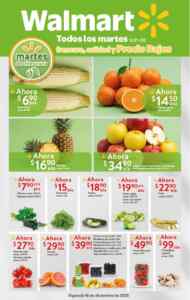 Martes de Frescura Walmart 16 de diciembre: precios de frutas y verduras Imagen de la promo