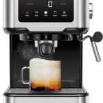 Cafetera digital de espresso Chefman CraftBrew con espumador de leche baja a un excelente precio Cafetera digital de espresso Chefman CraftBrew con espumador de leche baja a un excelente precio