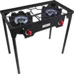 Parrilla estufa de gas con 2 quemadores para campismo baja a un tremendo precio + 6 msi Parrilla estufa de gas con 2 quemadores para campismo baja a un tremendo precio + 6 msi