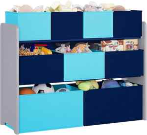Mueble organizador de juguetes con varios compartimentos baja a un gran precio Imagen de la promo
