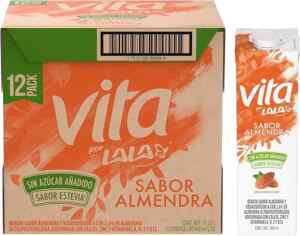 Bebida de almendras Vita Lala sabor Estevia con 12 botes de 946 ml baja de precio Imagen de la promo