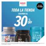 Back to Fit GNC: 2da al 50% de descuento en toda la tienda Back to Fit GNC: 2da al 50% de descuento en toda la tienda
