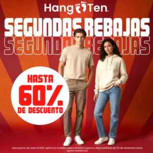 Segundas Rebajas Hang Ten: Hasta 60% de descuento Imagen de la promo