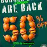 Burger Days Jueves en McCarthy's Irish Pub: Burgers al 50% de descuento Burger Days Jueves en McCarthy's Irish Pub: Burgers al 50% de descuento