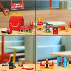 Nueva Cajita Feliz versión miniatura en McDonald's Imagen de la promo