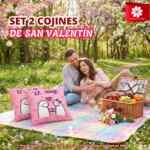 Modatelas San Valentín: 20% de descuento en Set de 2 cojines románticos Modatelas San Valentín: 20% de descuento en Set de 2 cojines románticos