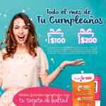 Promo de Cumpleaños 100% Natural: hasta $200 de descuento en el mes de tu cumpleaños Promo de Cumpleaños 100% Natural: hasta $200 de descuento en el mes de tu cumpleaños
