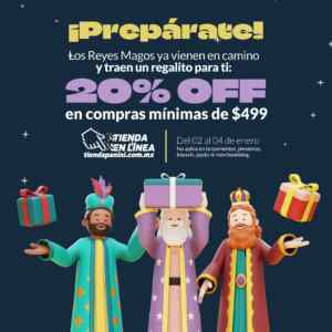 Reyes Magos Panini: 20% de descuento con compra mínima Imagen de la promo