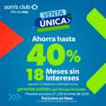 Preventa Única Sam’s Club: hasta 40% de descuento y hasta 18 meses sin intereses