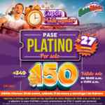 Cupón Madrugador Selva Mágica: Pase Platino a $150 de 10:00 a 11:00 horas