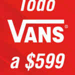 Todo Vans a $599 en Sportico