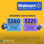 Cupones Walmart tienda en línea de hasta $360 de descuento