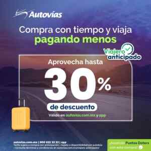 Compra anticipada Autovías: hasta 30% de descuento Imagen de la promo