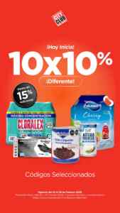 Promoción City Club 10x10 más hasta 15% adicional al 26 de febrero Imagen de la promo