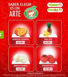 Miércoles de Plaza 18 de febrero: frutas y verduras en la Comer y Fresko Imagen de la promo