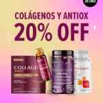 Promo GNC: 20% de descuento en Colágenos y Antiox