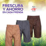 Promo Milano: Bermuda gabardina caballero a $179.99