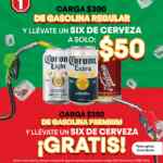 En Estaciones One: Six de cervezas GRATIS al cargar $350 de gasolina Premium en Zona Norte
