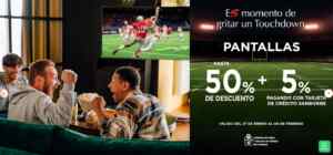 Es Momento de Gritar un Touchdown Sanborns: hasta 50% de descuento en Pantallas y más Imagen de la promo
