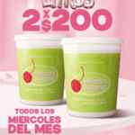 2 litros por $200 en Helados Sultana los miércoles de febrero 2026
