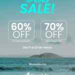 Spring Sale 98 Coast Av: descuentos escalonados de hasta 70% de descuento