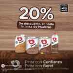 Promo Berel: 20% de descuento en línea de maderas Promo Berel: 20% de descuento en línea de maderas