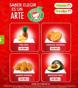 Miércoles de Plaza 4 de marzo: frutas y verduras en la Comer y Fresko Imagen de la promo