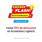 Oferta Flash MacStore: Hasta 70% de descuento en Accesorios Logitech Oferta Flash MacStore: Hasta 70% de descuento en Accesorios Logitech