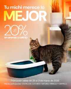 En Maskota 20% de descuento en arenas y catnip para tu gato Imagen de la promo