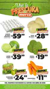 Ofertas Merco frutas y verduras del 31 de marzo al 2 de abril 2026 Imagen de la promo