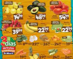 Ofertas S-Mart 3 días de frutas y verduras del 31 de marzo al 2 de abril 2026 Imagen de la promo