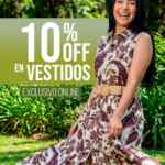 Promo Primavera Salvaje Tentación: 10% de descuento adicional en Vestidos y Sandalias