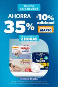 Promo Sam’s Club: 35% de ahorro + 10% adicional en básicos para tu bebé en línea Imagen de la promo