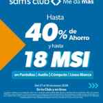 Venta Única Sam’s Club: hasta 40% de descuento y hasta 18 meses sin intereses Venta Única Sam’s Club: hasta 40% de descuento y hasta 18 meses sin intereses