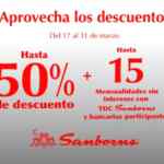 Descuentos Sanborns: Hasta 50% de descuento + hasta 15 msi