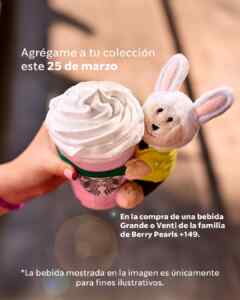 En Starbucks compra una bebida y llévate un oso de peluche por sólo $149 hoy Imagen de la promo