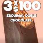 En Helados Sultana: Esquimal doble chocolate por 3X$100 esta semana
